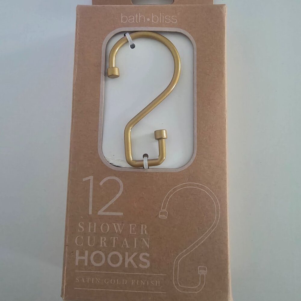 Gold Shower Curtain Hooks